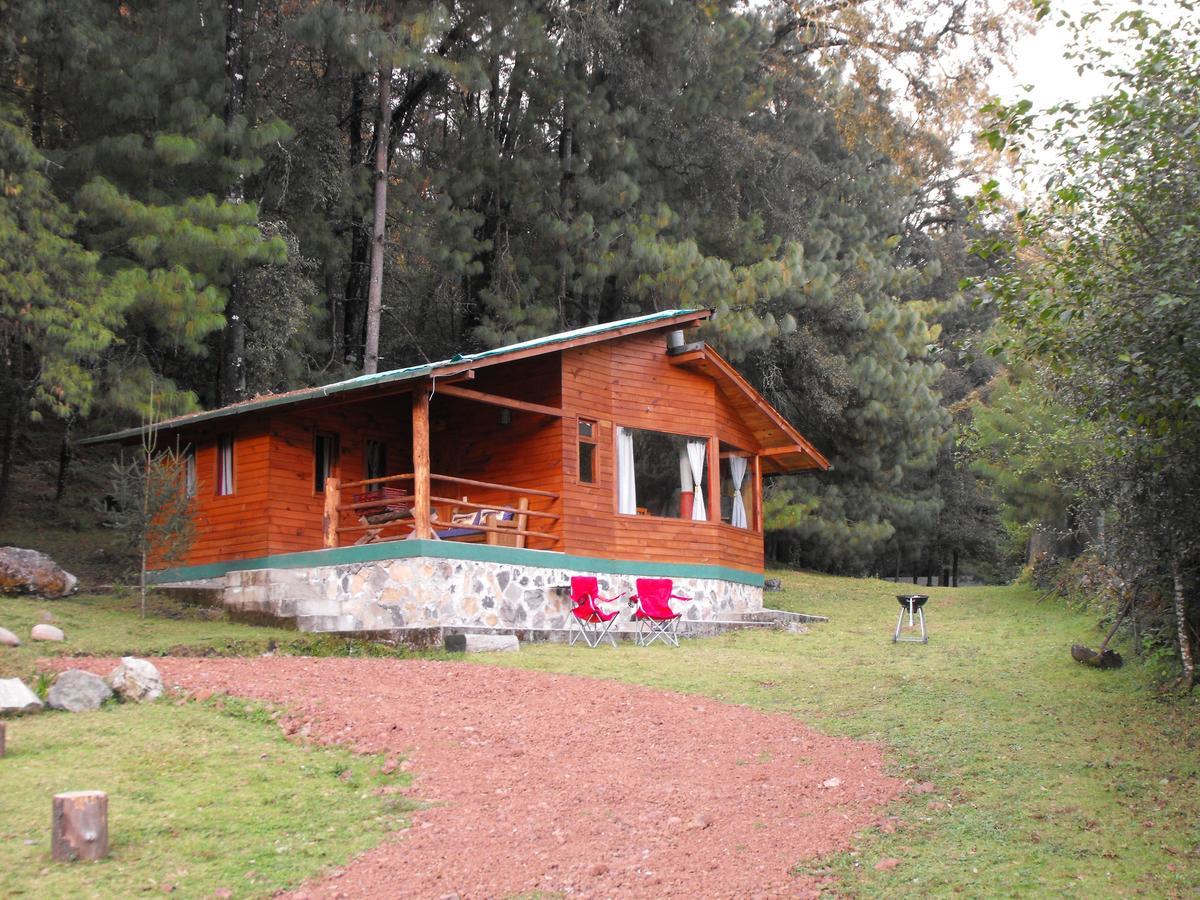 Cabanas Alpinas Lopez Fontes Valle de Bravo Bagian luar foto